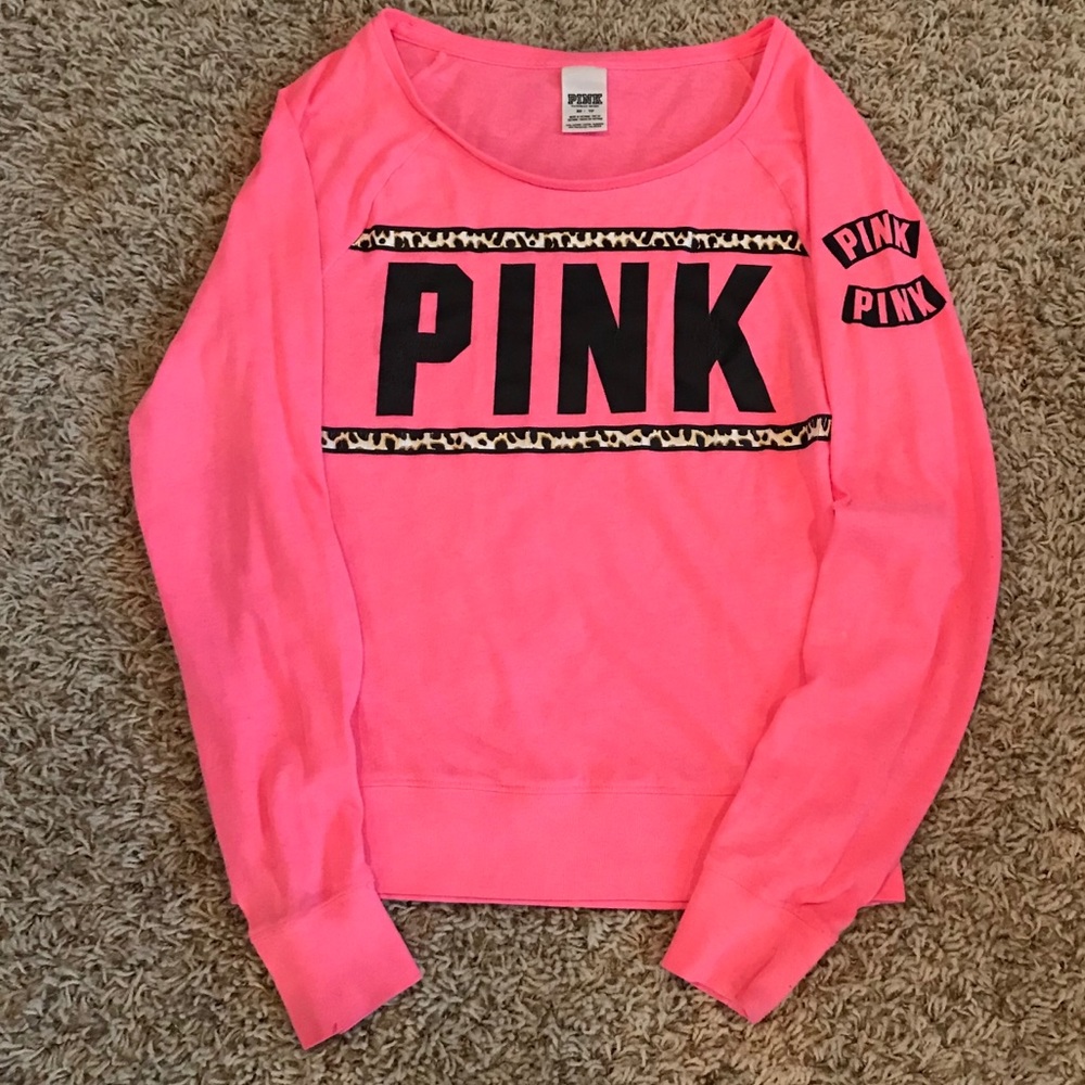 PINK lightweight Sweatshirt Extra Small XSM